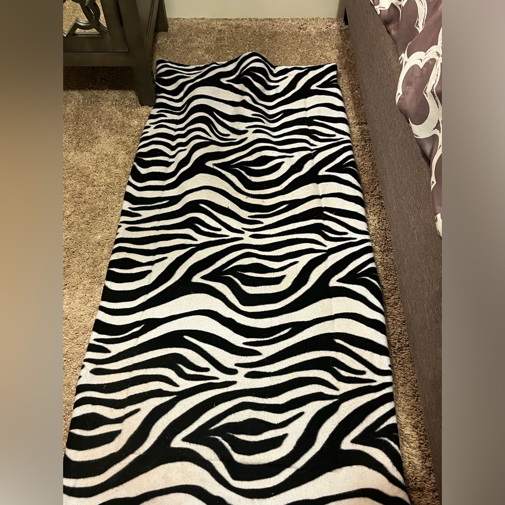 Zebra Print Pet Fleece